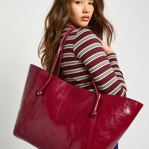 Large Structured Tote Bag