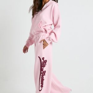 Petite Ath Archive Self Fabric Applique Straight Leg Jogger