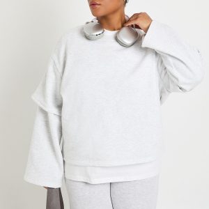 Plus 2 in 1 Sweat Long Sleeve T-Shirt