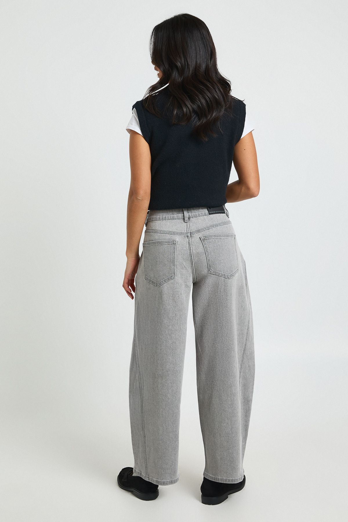 The Petite Mid Waist Barrel Jean - Image 2