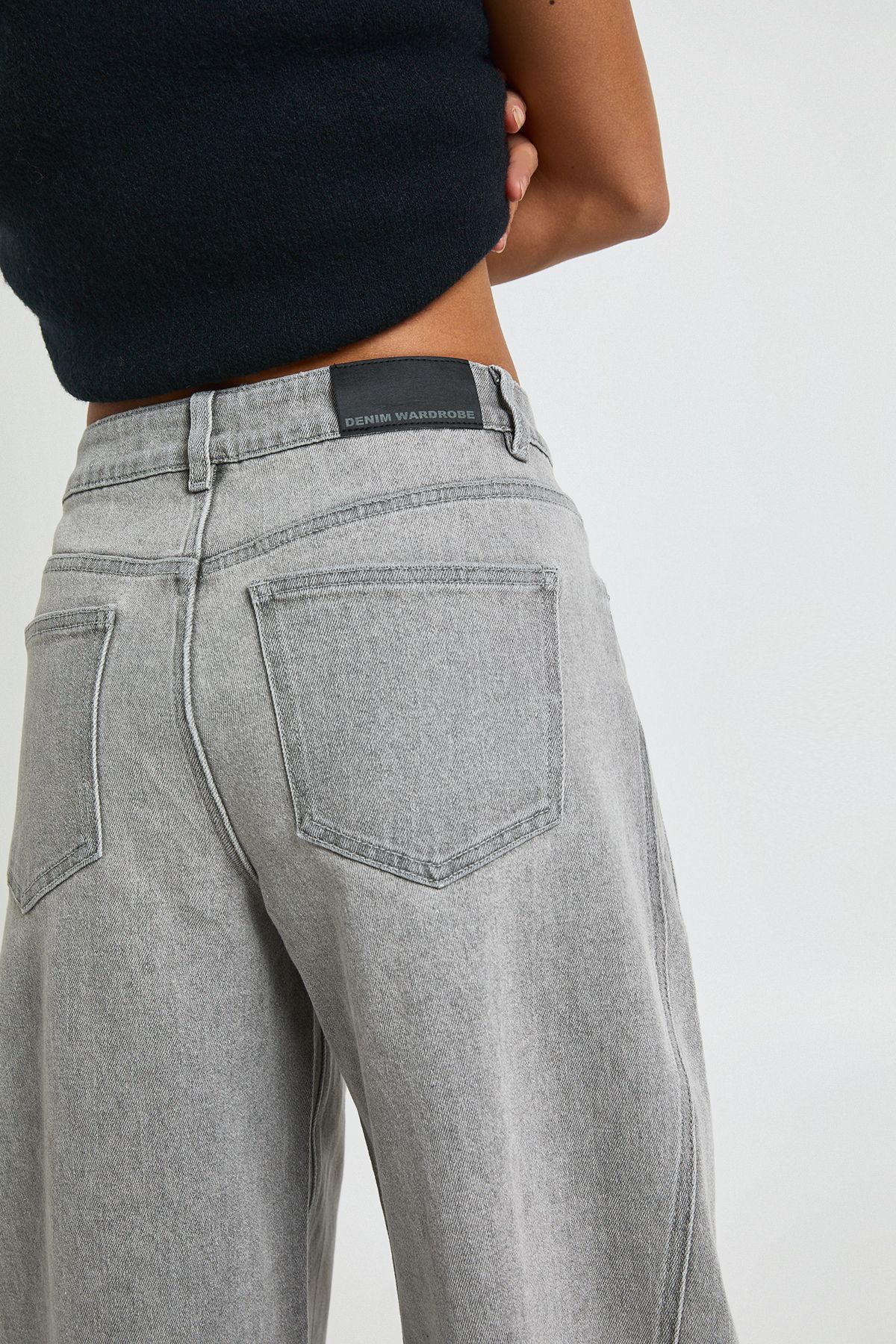 The Petite Mid Waist Barrel Jean - Image 4