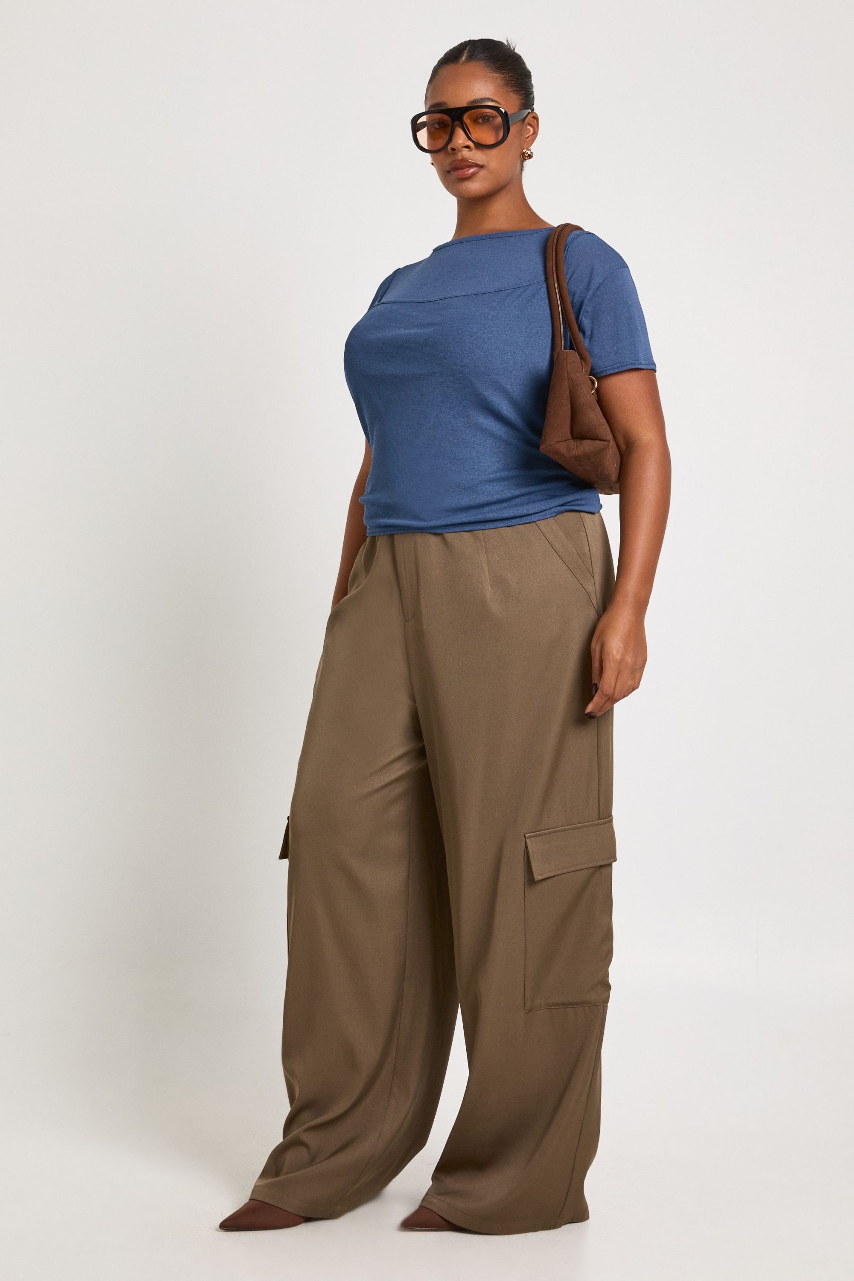 Plus 2 in 1 Layered Cap Sleeve Top - Image 3