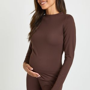 Maternity Supersoft Sculpt Long Sleeve Top