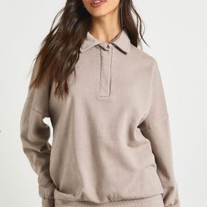 Washed Rugby Sweatshirt