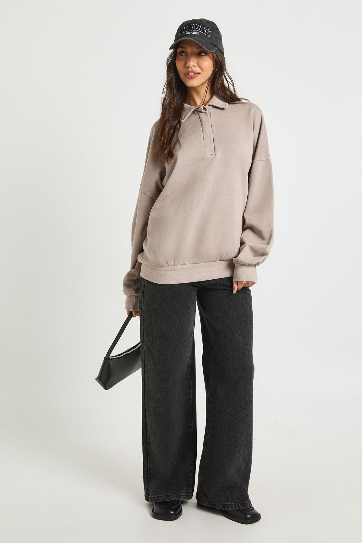 Washed Rugby Sweatshirt - Image 3