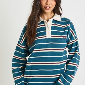 Stockholm Stripe Rugby Sweatshirt