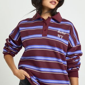 Soho NY Stripe Rugby Sweatshirt