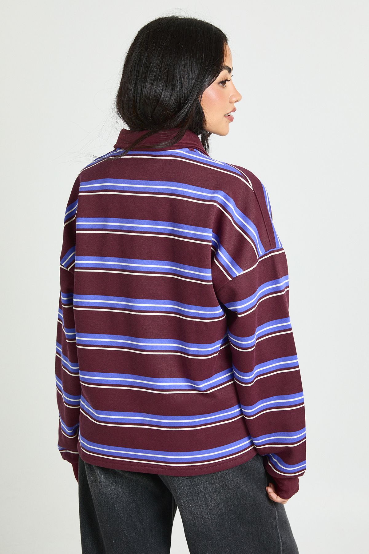 Soho NY Stripe Rugby Sweatshirt - Image 2
