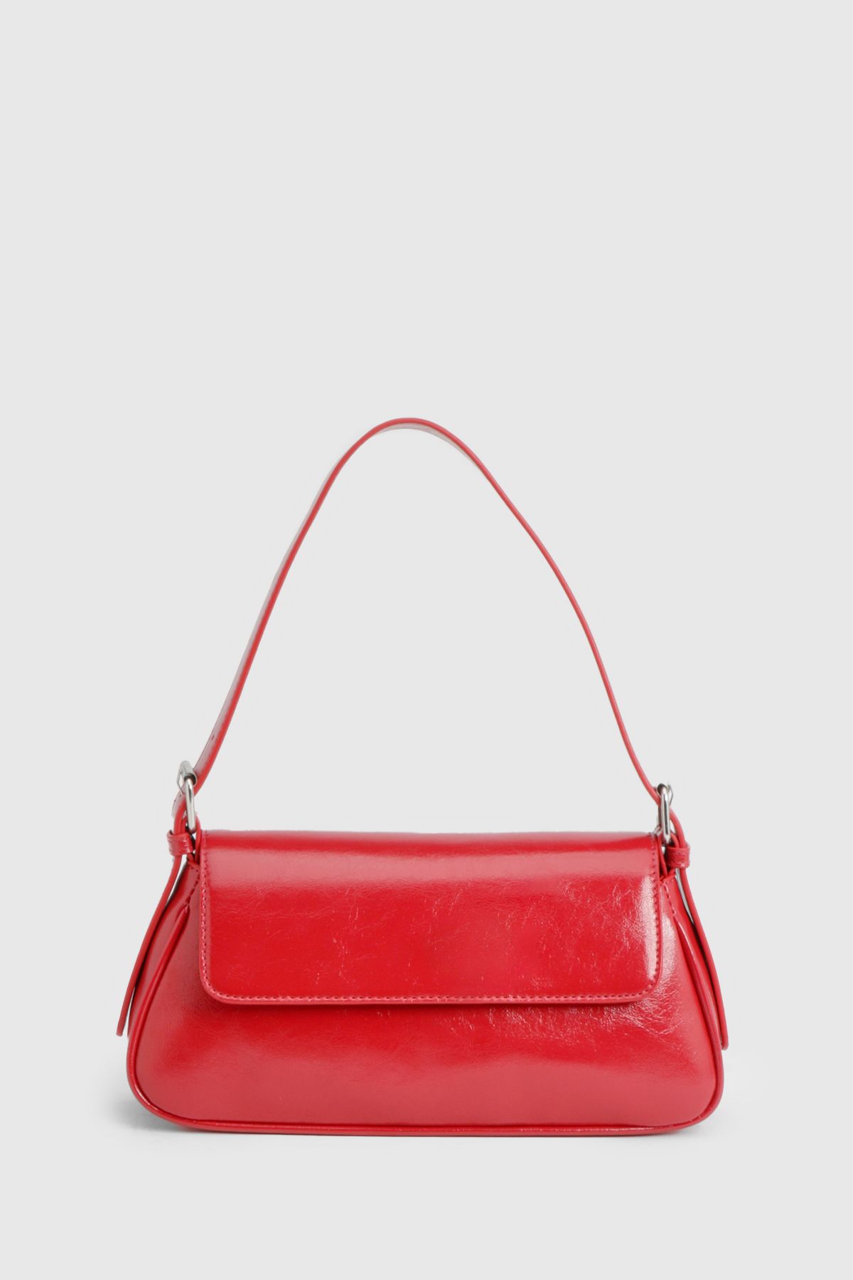Structured Fold Over Shoulder Bag - Image 2