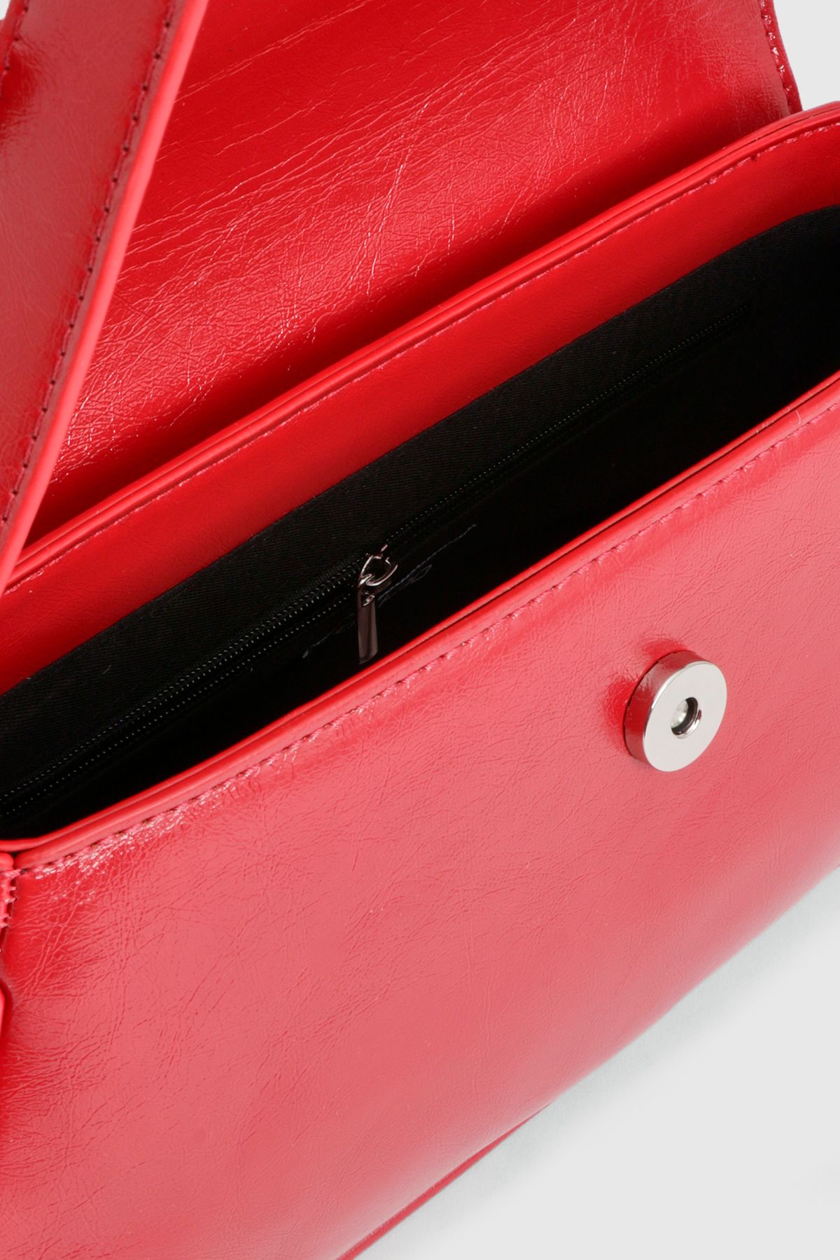 Structured Fold Over Shoulder Bag - Image 4