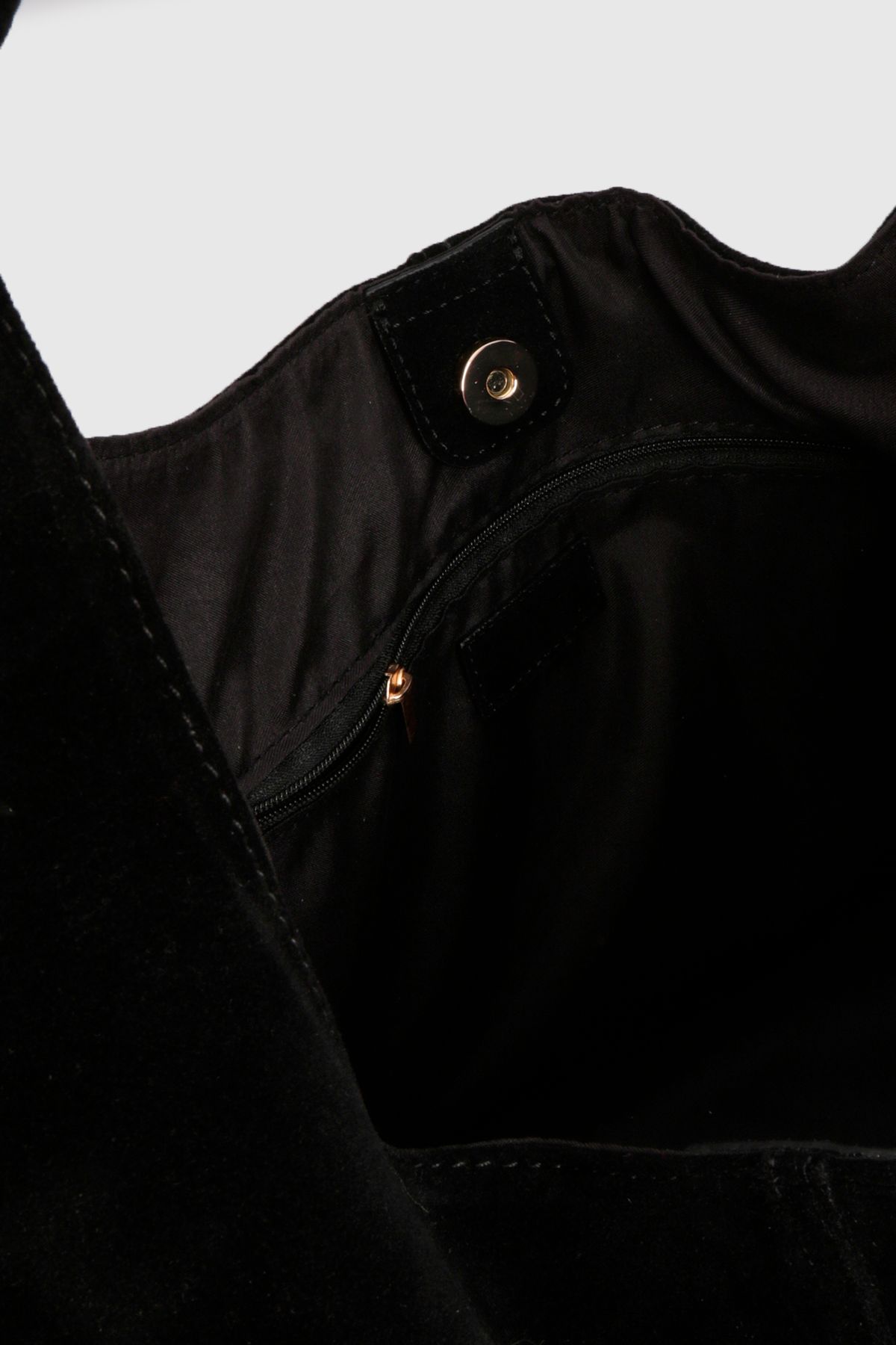 Faux Suede Tote Bag - Image 4