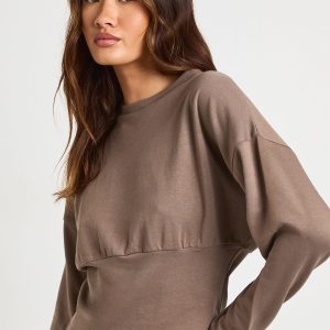 Interlock Cinched Waist Top
