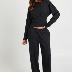 Interlock Cinched Waist Top