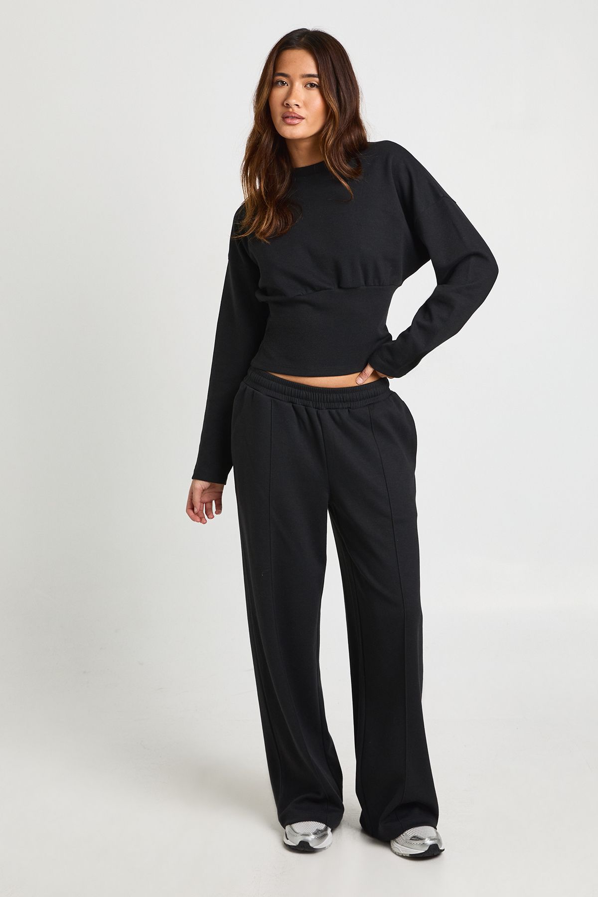Interlock Cinched Waist Top