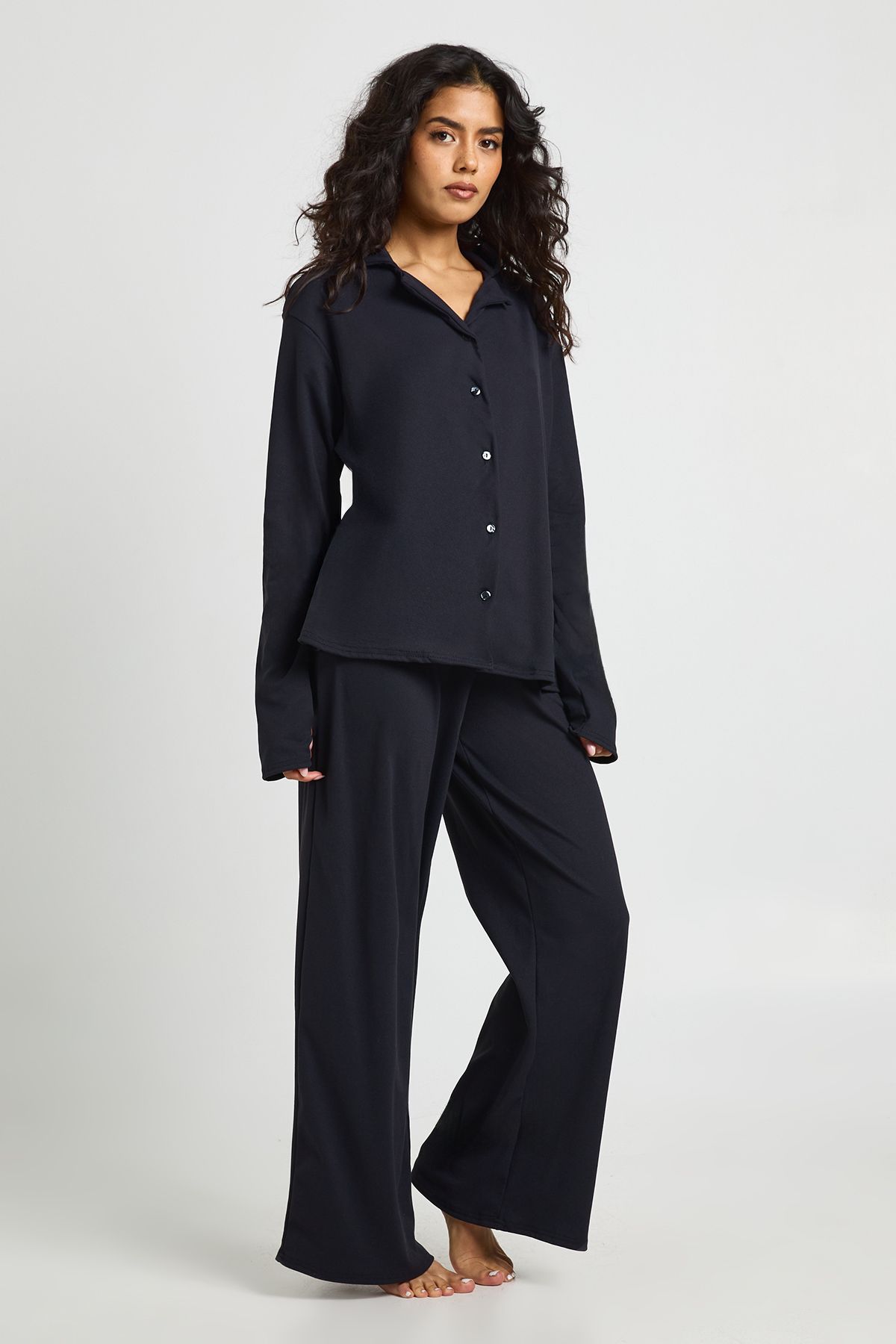 Super Soft Long Sleeve Top & Trousers Pyjama Set - Image 3