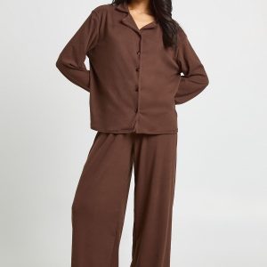 Super Soft Long Sleeve Top & Trousers Pyjama Set