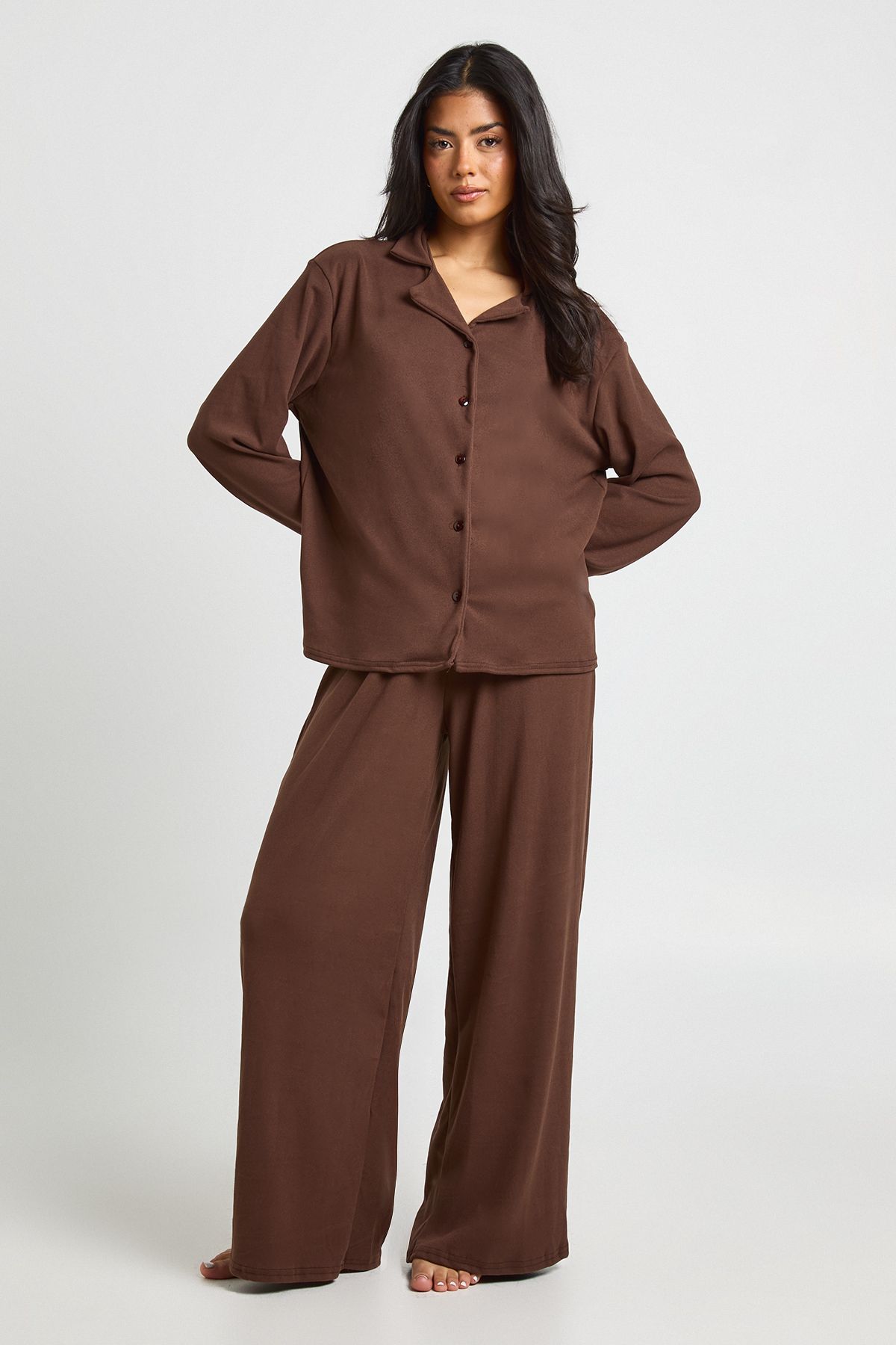 Super Soft Long Sleeve Top & Trousers Pyjama Set