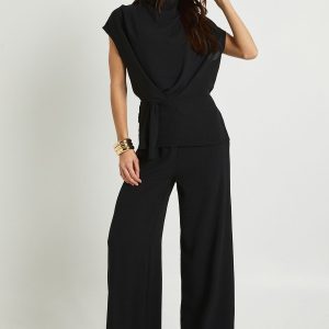 Tall Woven Drape Blouse & Trouser Co-Ord