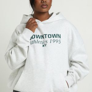 Plus  Downtown Athletics Oversized Hoodie