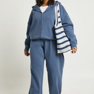 Plus Wide Leg Joggers