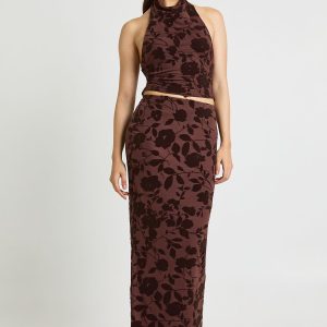 Floral Devoure Maxi Skirt