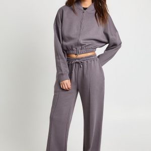 Zip Through Bomber Straight Leg Tracksuit