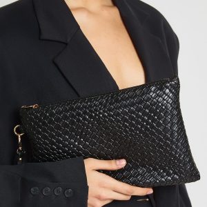 Embossed Envelope Clutch Bag