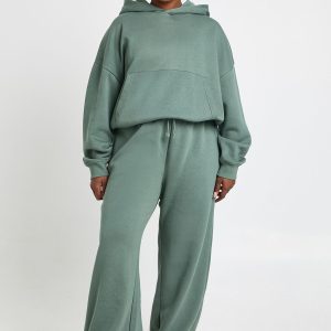 Plus Wide Leg Joggers