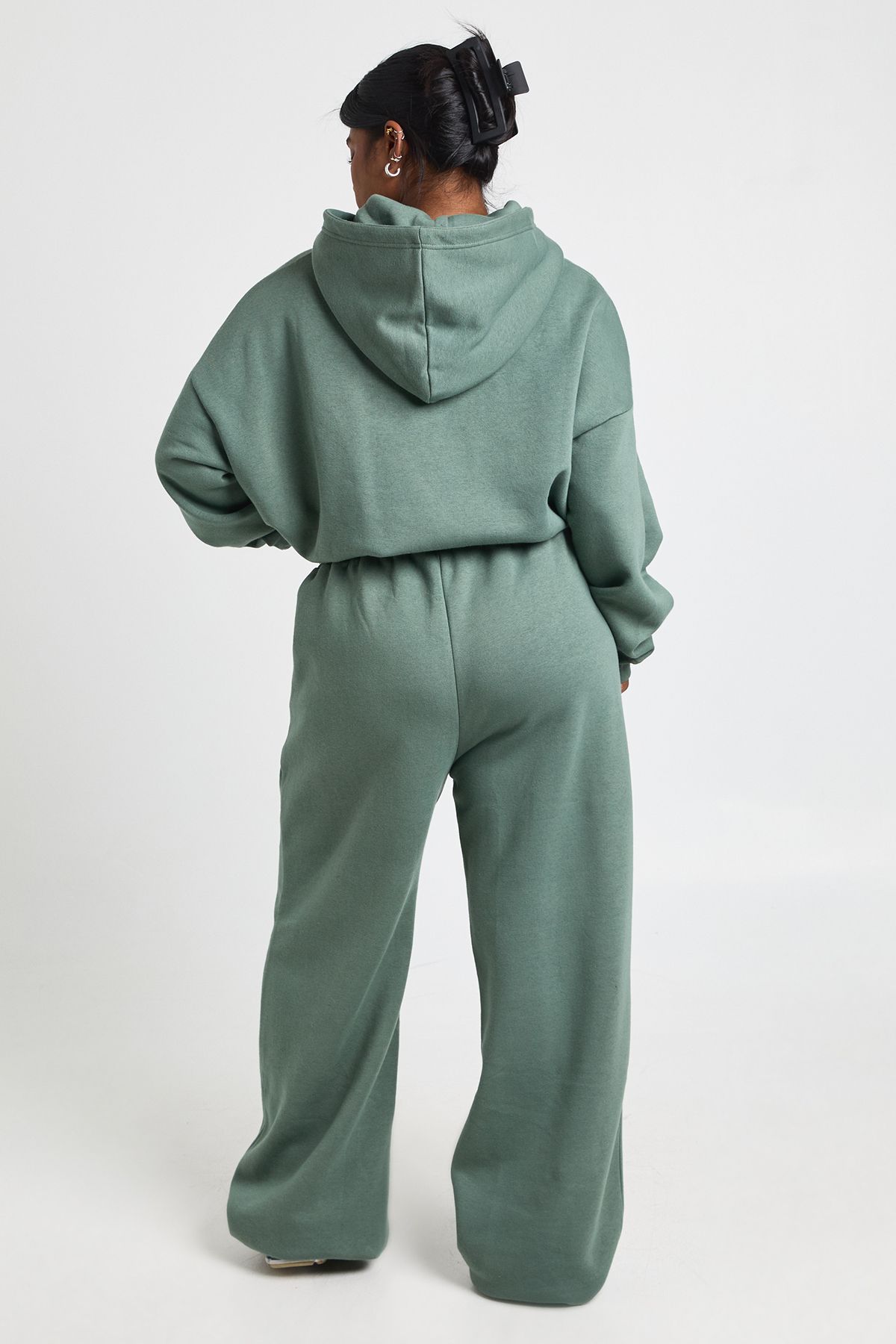 Plus Wide Leg Joggers - Image 2