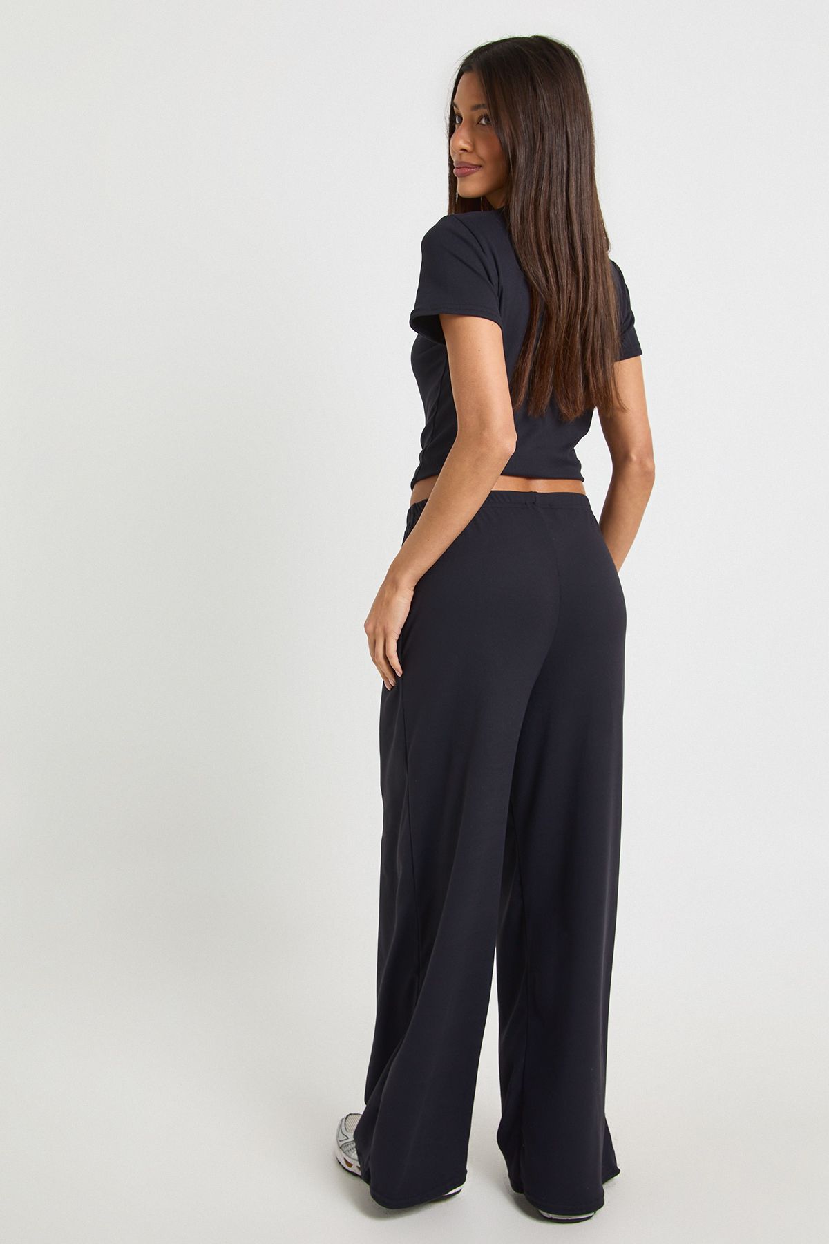 Ultra Soft Wide Leg Trouser - Image 2
