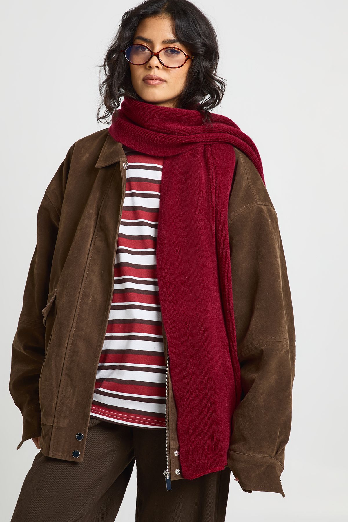 Plain Knitted Scarf