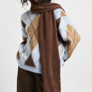 Plain Knitted Scarf