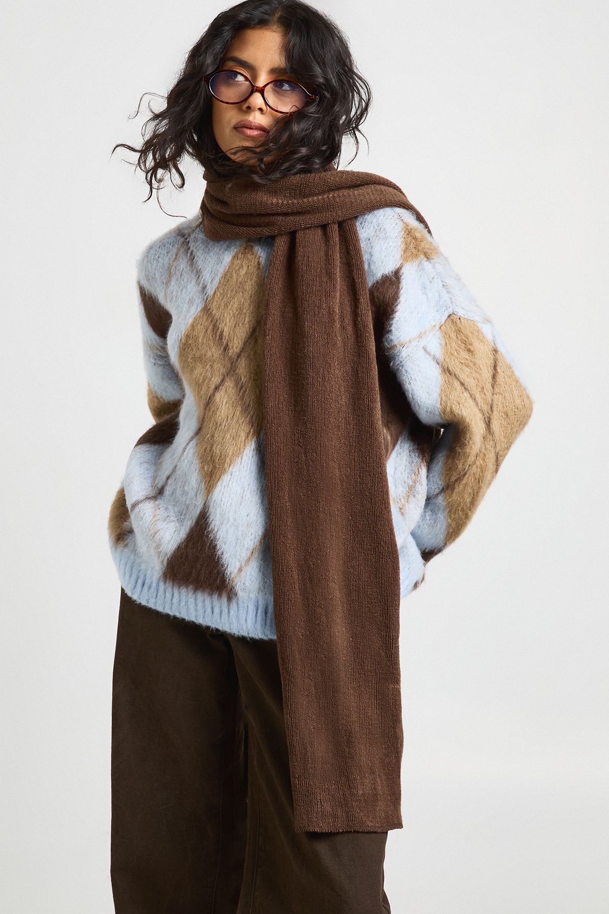 Plain Knitted Scarf