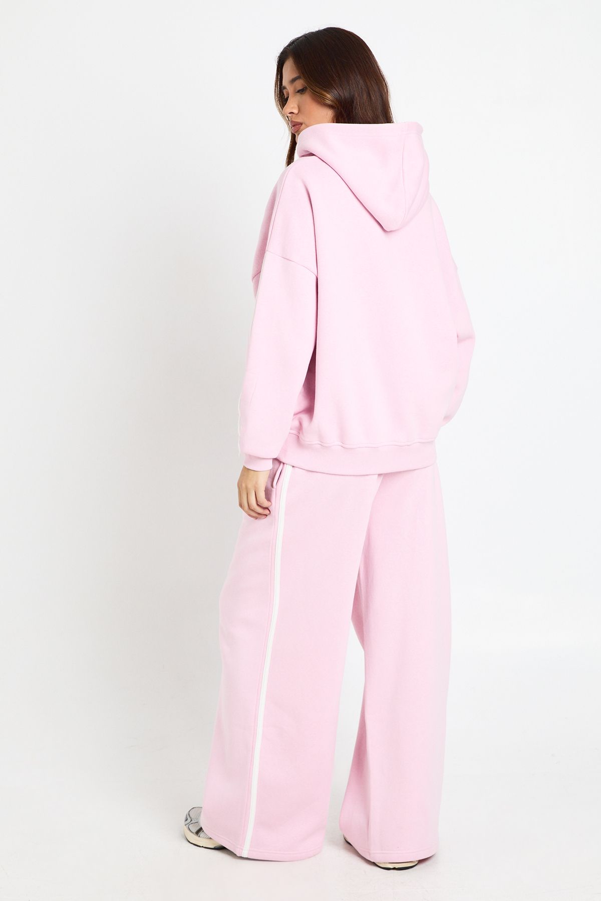 Side Stripe Hooded Straight Leg Tracksuit - Image 2