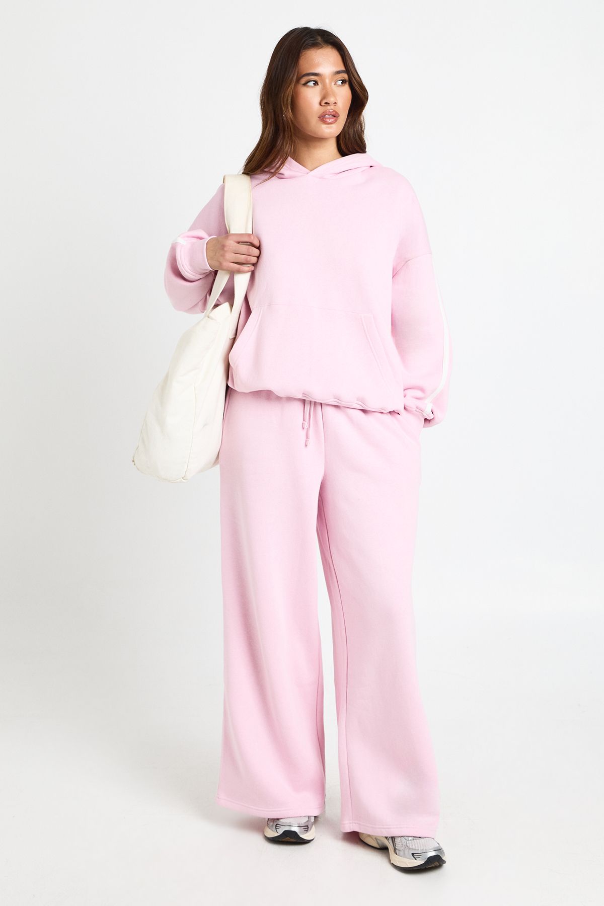 Side Stripe Hooded Straight Leg Tracksuit - Image 3