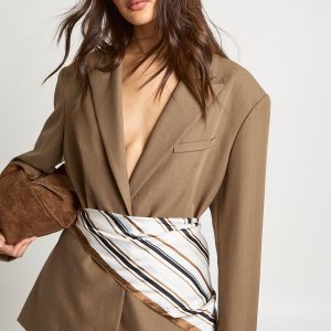 Single Breasted Oversized Blazer