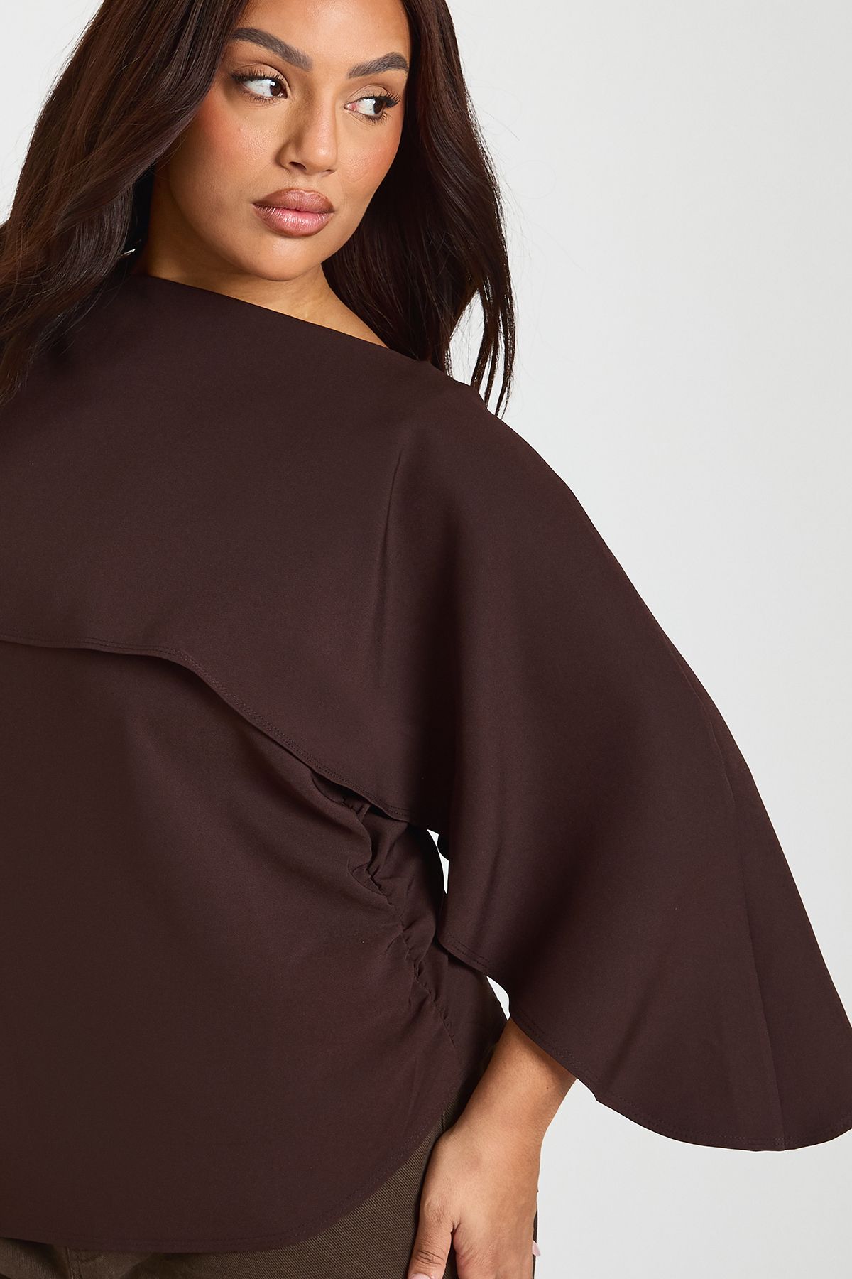 Plus Cape Overlay Top - Image 4