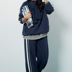 Stripe Detail Straight Leg Jogger