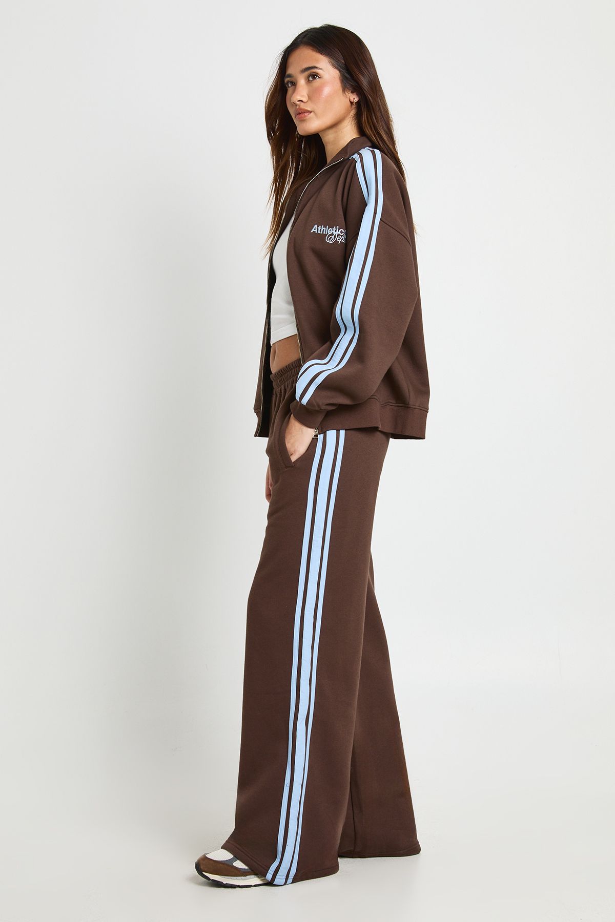 Side Stripe Straight Leg Jogger