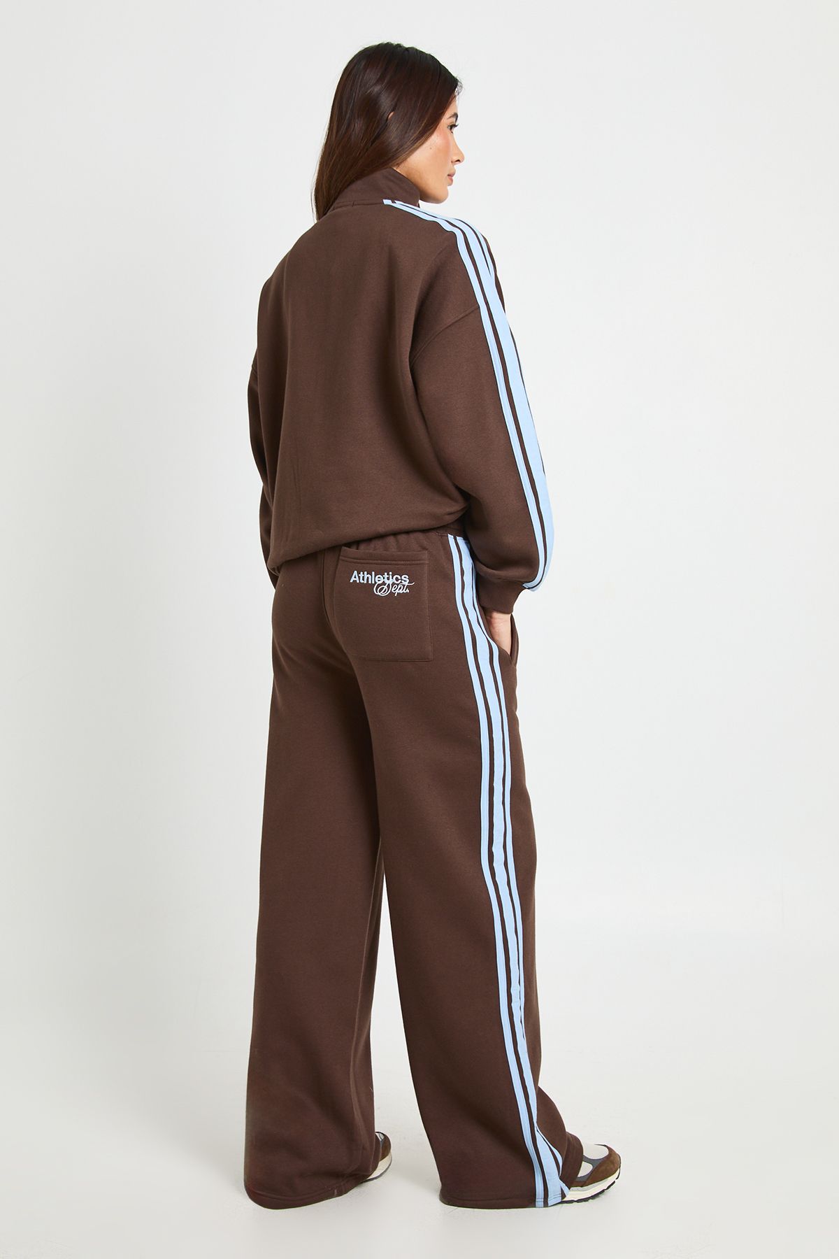 Side Stripe Straight Leg Jogger - Image 2