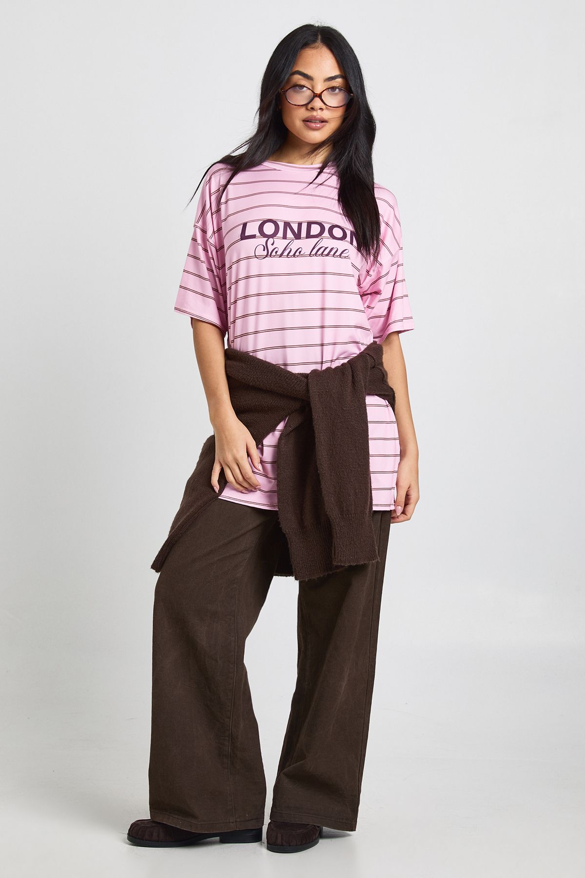London Soho Lane Striped Soft T-Shirt - Image 3