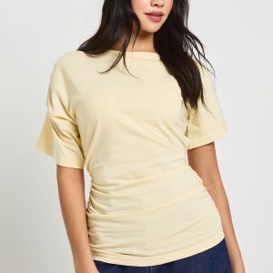Ruched Side Cinched T-Shirt