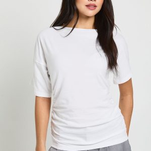 Ruched Side Cinched T-Shirt