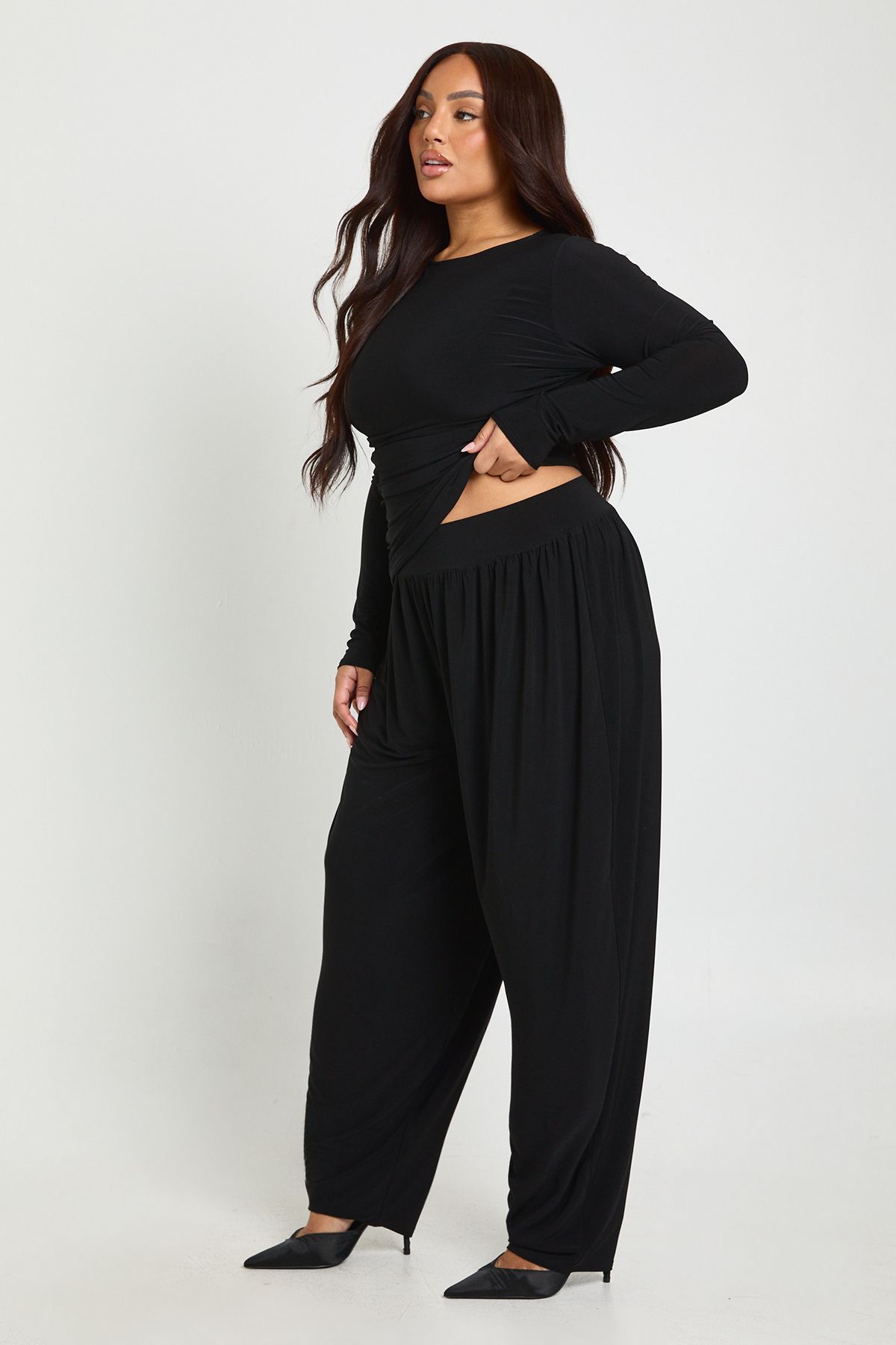 Plus Soft Touch Balloon Trouser - Image 3