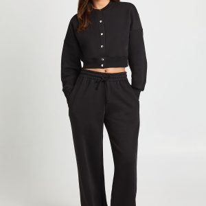 Fitted Bomber Sweatshirt Tracksuit