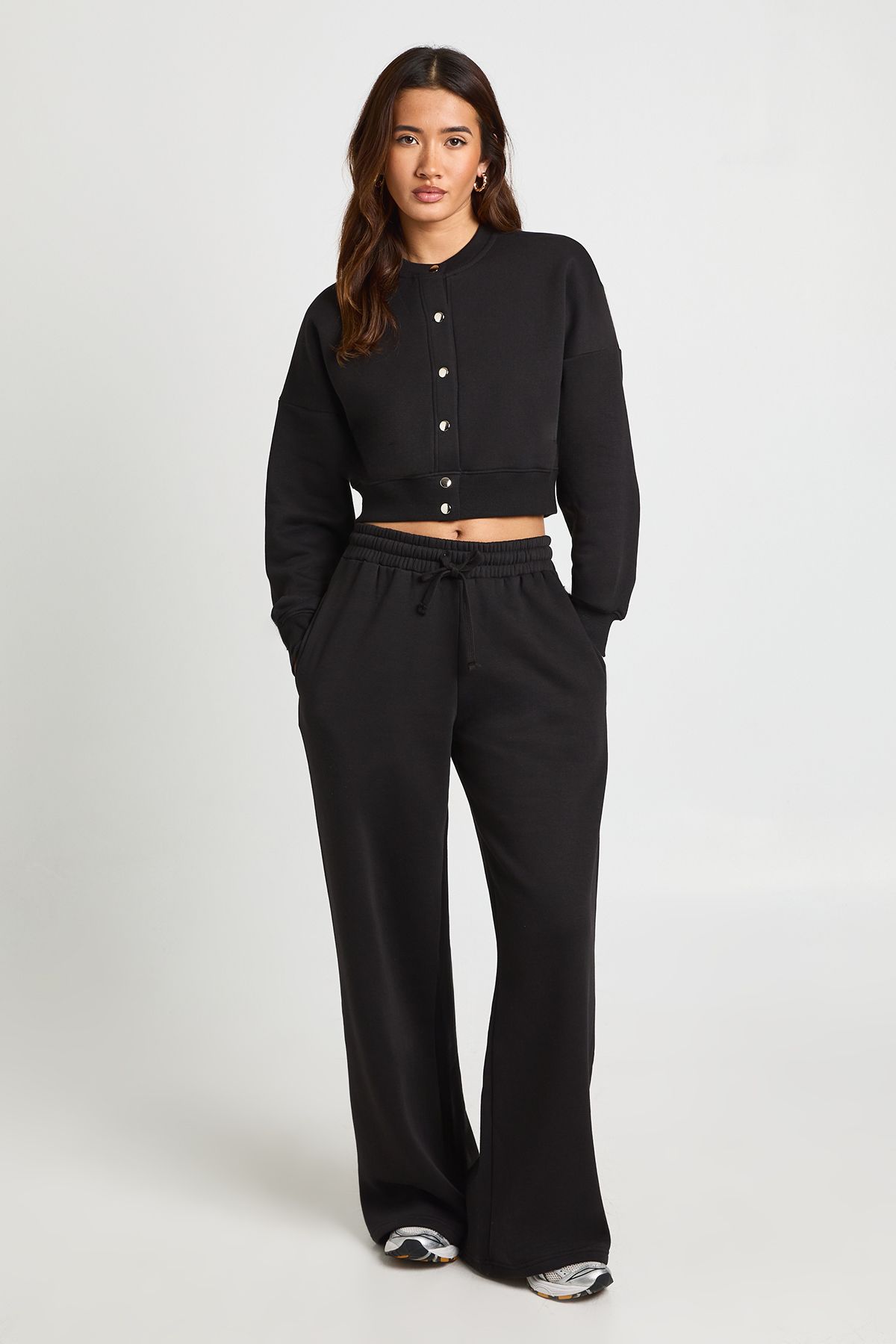 Fitted Bomber Sweatshirt Tracksuit