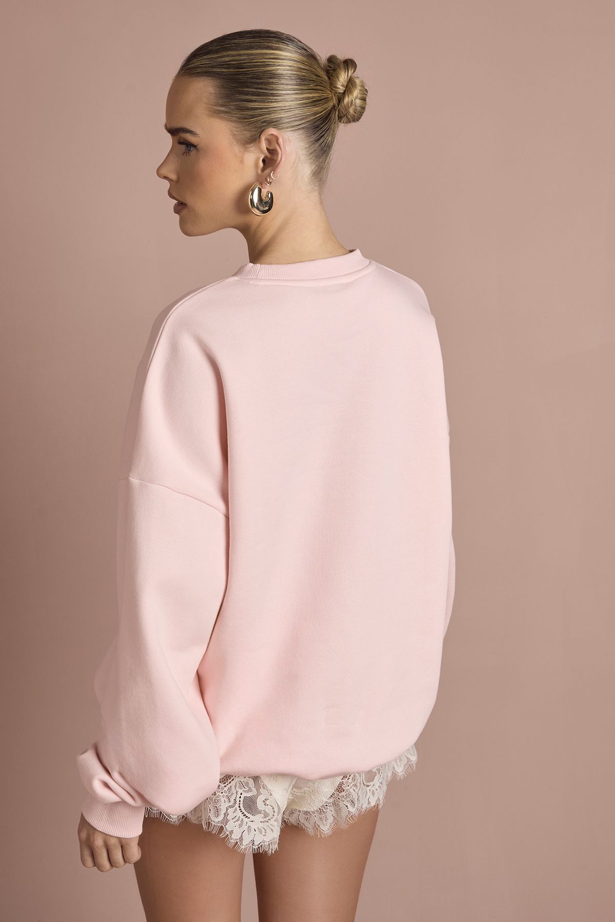 Team Bride Embroidered Oversized Bridal Sweatshirt - Image 2