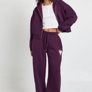 Love Club Puff Print Straight Leg Jogger