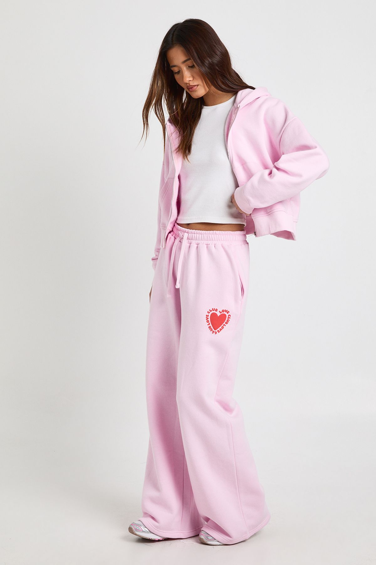 Love Club Puff Print Straight Leg Jogger