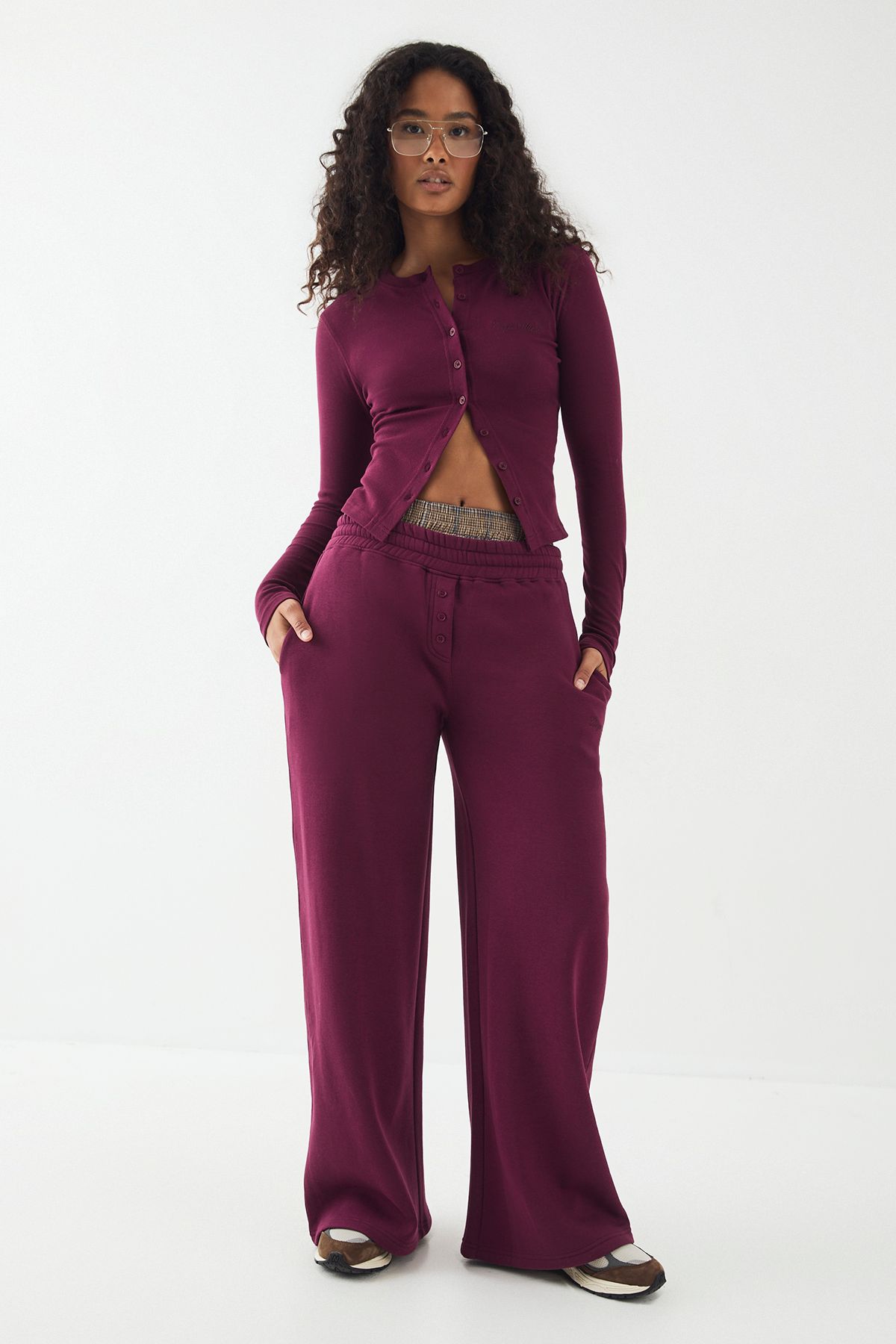 DSGN Studio Embroidery Henley Jogger